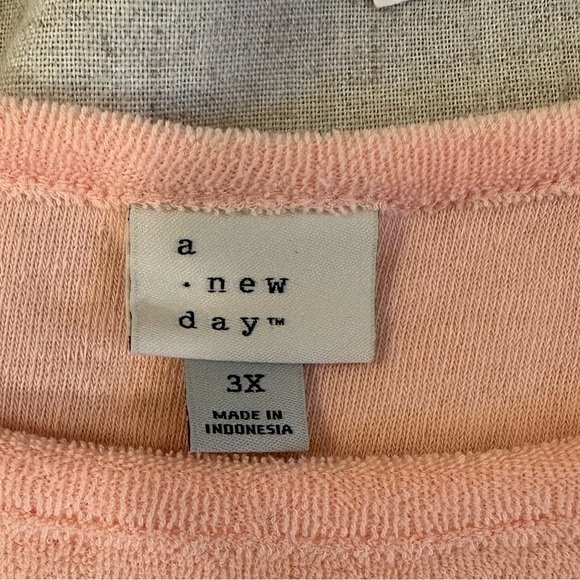 A New Day Terry Cloth Tank Size 3X NWT - Picture 3 of 12